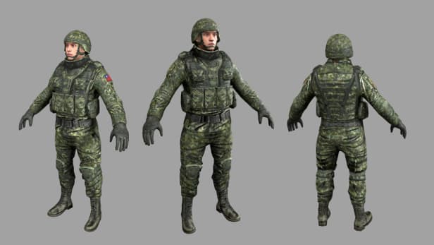 沉浸式戰鬥人員機處訓練系統
